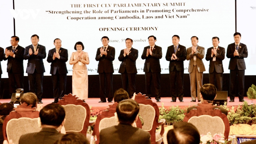 First Cambodia-Laos-Vietnam parliamentary summit opens in Vientiane